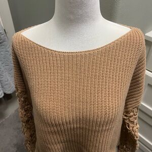 Women's Tan Sweater